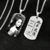 Custom Photo Military Tag Necklace – Stainless Steel & Silver Options | 20% OFF for New Customers