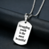 Custom Photo Military Tag Necklace – Stainless Steel & Silver Options | 20% OFF for New Customers