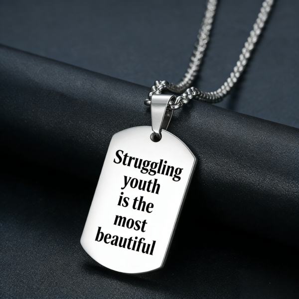 Custom Photo Military Tag Necklace – Stainless Steel & Silver Options | 20% OFF for New Customers