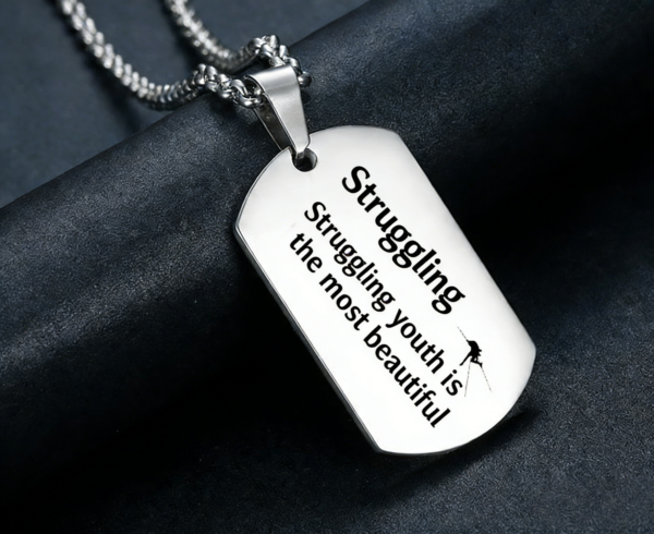Custom Photo Military Tag Necklace – Stainless Steel & Silver Options | 20% OFF for New Customers